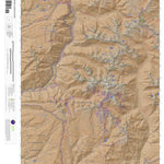 Apogee Mapping, Inc. Needle Mountains, Colorado 15 Minute Topographic Map - Color Hillshade digital map