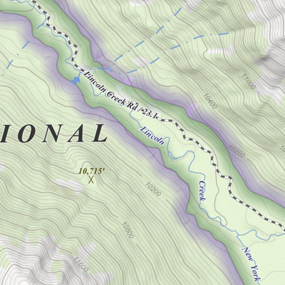 Apogee Mapping, Inc. New York Peak, Colorado 7.5 Minute Topographic Map digital map