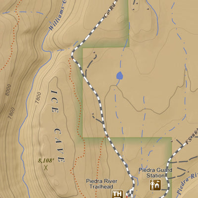 Apogee Mapping, Inc. Oakbrush Ridge, Colorado 7.5 Minute Topographic Map - Color Hillshade digital map