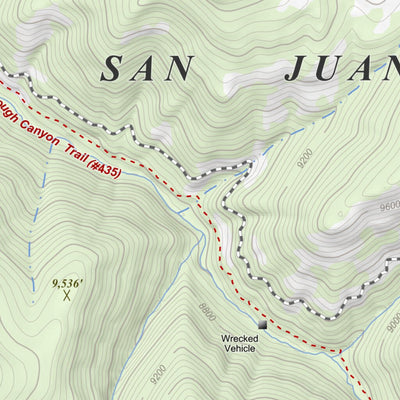 Apogee Mapping, Inc. Orphan Butte, Colorado 7.5 Minute Topographic Map digital map