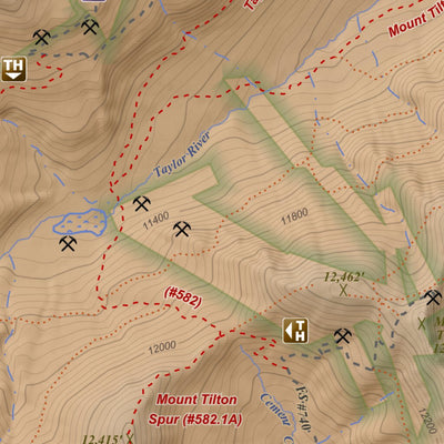 Apogee Mapping, Inc. Pearl Pass, Colorado 7.5 Minute Topographic Map - Color Hillshade digital map