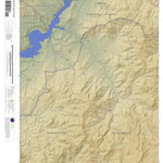 Apogee Mapping, Inc. Pinyon Mountain, Arizona 7.5 Minute Topographic Map - Color Hillshade digital map