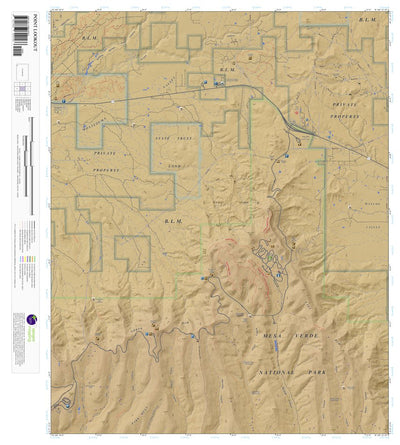 Apogee Mapping, Inc. Point Lookout, Colorado 7.5 Minute Topographic Map - Color Hillshade digital map