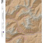 Apogee Mapping, Inc. Redcloud Peak, Colorado 7.5 Minute Topographic Map - Color Hillshade digital map
