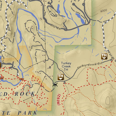 Apogee Mapping, Inc. Sedona, Arizona 7.5 Minute Topographic Map - Color Hillshade digital map