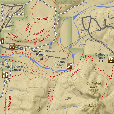 Apogee Mapping, Inc. Sedona, Arizona 7.5 Minute Topographic Map - Color Hillshade digital map