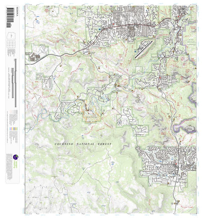 Apogee Mapping, Inc. Sedona, Arizona 7.5 Minute Topographic Map digital map