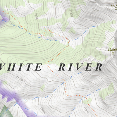 Apogee Mapping, Inc. Snowmass Mountain, Colorado 7.5 Minute Topographic Map digital map