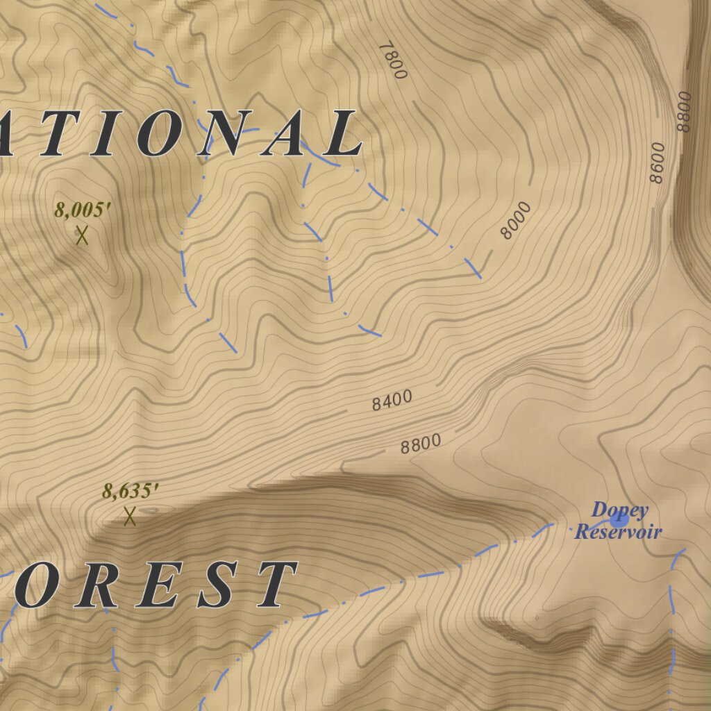 South Mountain, Colorado 7.5 Minute Topographic Map - Color Hillshade ...