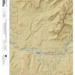 Apogee Mapping, Inc. Springdale West, Utah 7.5 Minute Topographic Map - Color Hillshade digital map