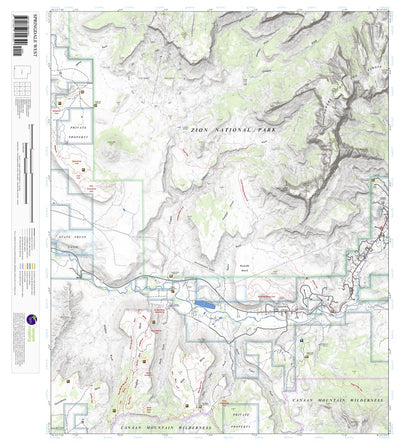 Spring Date Utah Map Springdale West, Utah 7.5 Minute Topographic Map by Apogee Mapping, Inc ...