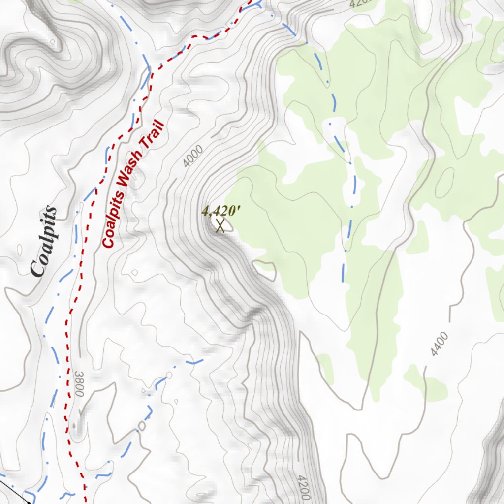 Springdale Quad Map Springdale West, Utah 7.5 Minute Topographic Map by Apogee Mapping, Inc ...