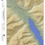 Apogee Mapping, Inc. Stehekin, Washington 7.5 Minute Topographic Map - Color Hillshade digital map