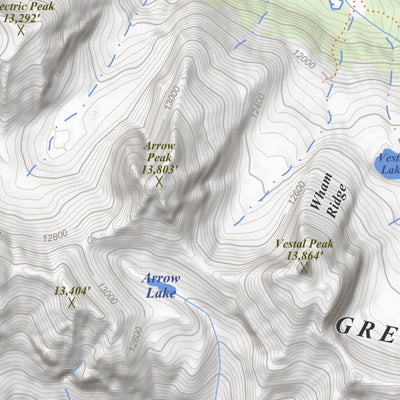 Apogee Mapping, Inc. Storm King Peak, Colorado 7.5 Minute Topographic Map digital map