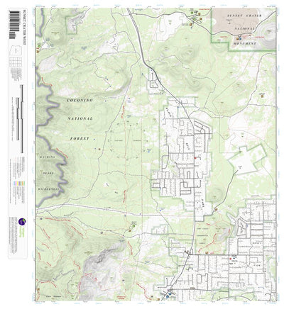 Apogee Mapping, Inc. Sunset Crater West, Arizona 7.5 Minute Topographic Map digital map