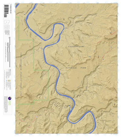 Apogee Mapping, Inc. Turks Head, Utah 7.5 Minute Topographic Map - Color Hillshade digital map
