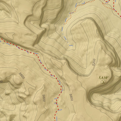 Apogee Mapping, Inc. Upheaval Dome, Utah 7.5 Minute Topographic Map - Color Hillshade digital map