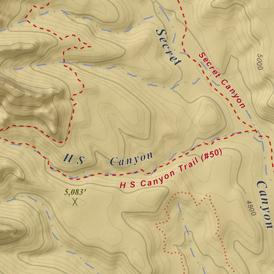 Apogee Mapping, Inc. Wilson Mountain, Arizona 7.5 Minute Topographic Map - Color Hillshade digital map