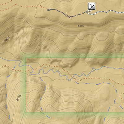 Apogee Mapping, Inc. Woods Canyon, Colorado 7.5 Minute Topographic Map - Color Hillshade digital map