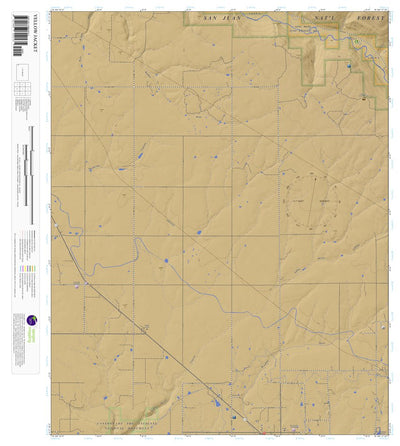 Apogee Mapping, Inc. Yellow Jacket, Colorado 7.5 Minute Topographic Map - Color Hillshade digital map