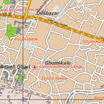 Arbeitsgemeinschaft für vergleichende Hochgebirgsforschung 14 Kathmandu CITY Map 2022 digital map