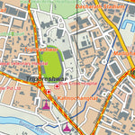 Arbeitsgemeinschaft für vergleichende Hochgebirgsforschung 14 Kathmandu CITY Map 2022 digital map