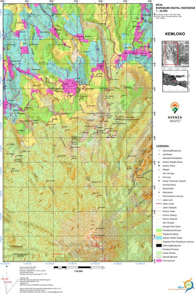 Arga Outdoor Welirang Utara digital map