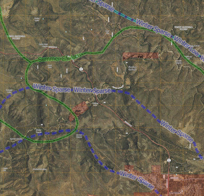 Arizona HuntData LLC Arizona 22 North (22N) Satellite with Elk Concentrations bundle