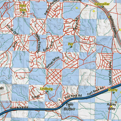 Arizona HuntData LLC Arizona Unit 10 Land Ownership and Deer Concentrations digital map