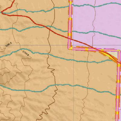 Arizona HuntData LLC Arizona Unit 15BW Land Ownership and Deer Concentrations digital map