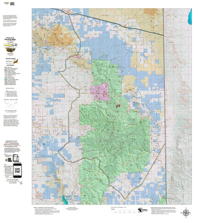 Arizona HuntData LLC Arizona Unit 29 Land Ownership and Deer Concentrations digital map
