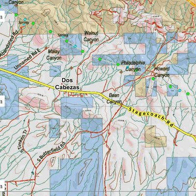Arizona HuntData LLC Arizona Unit 29 Land Ownership and Deer Concentrations digital map