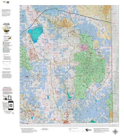 Arizona HuntData LLC Arizona Unit 30A Land Ownership and Deer Concentrations digital map