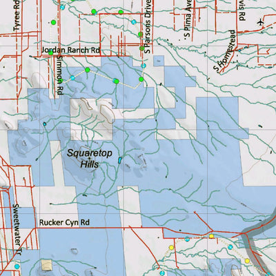 Arizona HuntData LLC Arizona Unit 30A Land Ownership and Deer Concentrations digital map