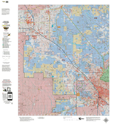 Arizona HuntData LLC Arizona Unit 37A Land Ownership and Deer Concentrations digital map