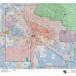 Arizona HuntData LLC Arizona Unit 38M Mule Deer Hybrid Map digital map