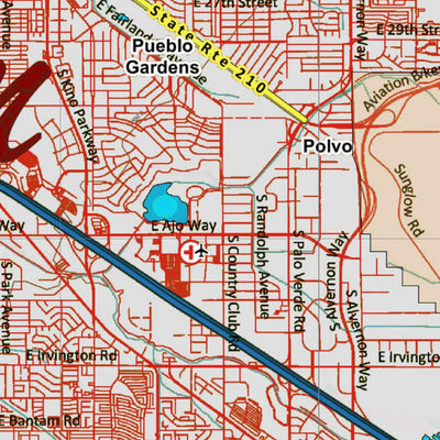 Arizona HuntData LLC Arizona Unit 38M Mule Deer Hybrid Map digital map
