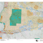 Arizona HuntData LLC Arizona Unit 45B Mule Deer Hybrid Map digital map
