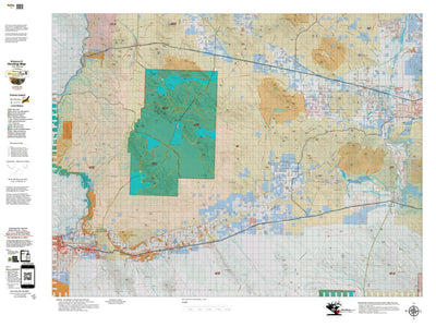 Arizona HuntData LLC Arizona Unit 45B Mule Deer Hybrid Map digital map