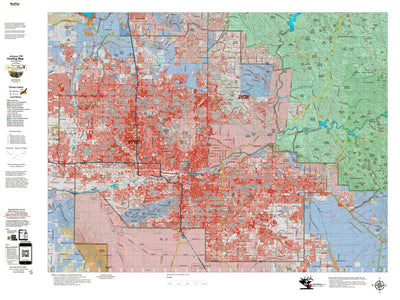 Arizona HuntData LLC Arizona Unit 47M Land Ownership and Deer Concentrations digital map