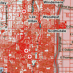 Arizona HuntData LLC Arizona Unit 47M Land Ownership and Deer Concentrations digital map