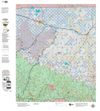 Arizona HuntData LLC Arizona Unit 4B Land Ownership and Deer Concentrations digital map