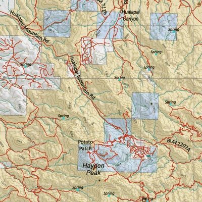Arizona HuntData LLC AZ Unit 16A Land Ownership Map digital map