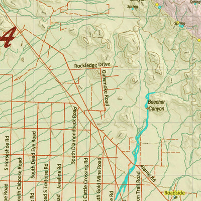 Arizona HuntData LLC AZ Unit 16A Mule Deer Concentrations digital map