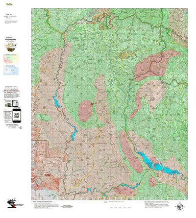 Arizona HuntData LLC AZ Unit 22 Mule Deer Concentrations digital map