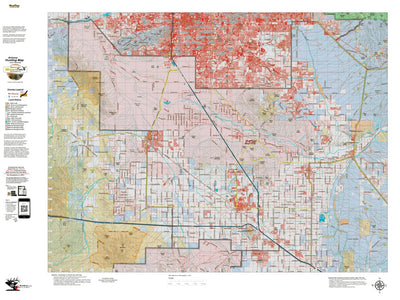 Arizona HuntData LLC AZ Unit 25M Land Ownership Map digital map