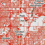 Arizona HuntData LLC AZ Unit 25M Land Ownership Map digital map