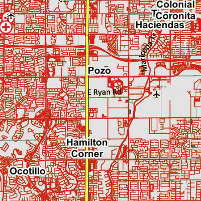 Arizona HuntData LLC AZ Unit 25M Land Ownership Map digital map