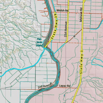 Arizona HuntData LLC AZ Unit 43A Land Ownership Map digital map