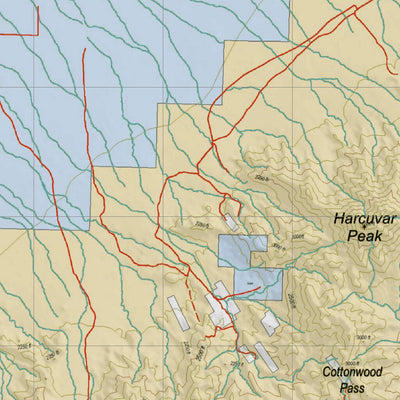 Arizona HuntData LLC AZ Unit 44A Land Ownership Map digital map